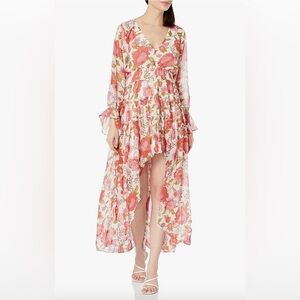 Steve Madden The Sol Dress Vintage Rose Hi-Lo Maxi NWT Size XS